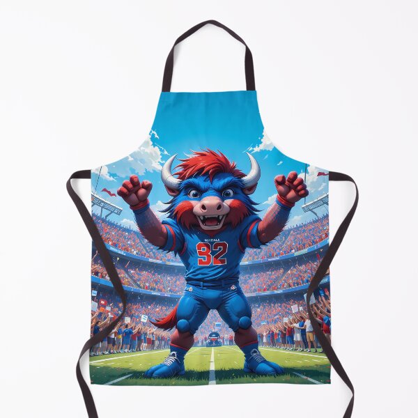 Item preview, Happy Buffalo Bills Displaying Pride Athleticism Art Field designed and sold by ART ATTACK ZONE.
