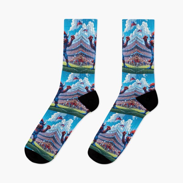 Item preview, Happy Buffalo Bills Displaying Pride Athleticism Art Field designed and sold by ART ATTACK ZONE.