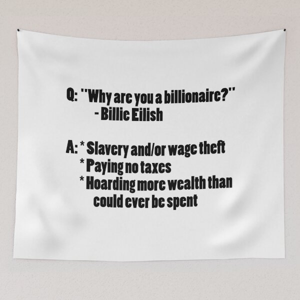 Item preview, Why Are You A Billionaire? (black) designed and sold by Bipolar, Etc..