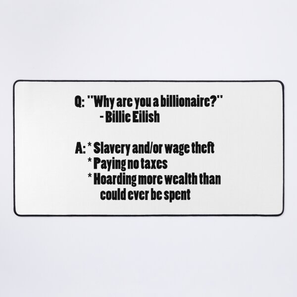 Item preview, Why Are You A Billionaire? (black) designed and sold by Bipolar, Etc..