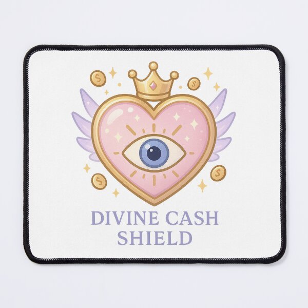 Item preview, Divine Cash Shield Sticker | Kawaii Money Protection | Evil Eye Wealth Charm | Abundance Sticker | Soft Feminine Prosperity Magic designed and sold by HerDreamCodes.