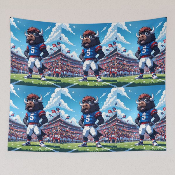 Item preview, Beauty Buffalo Bills Displaying Pride Athleticism Art Field designed and sold by ART ATTACK ZONE.