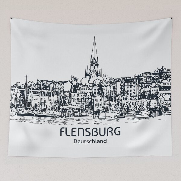Item preview, Flensburg - Deutschland designed and sold by Lakeric Cityscapes.
