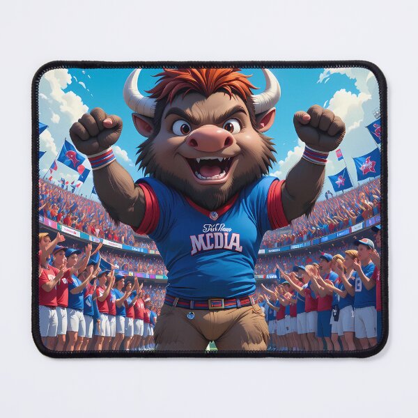 Item preview, City Buffalo Bills Displaying Pride Athleticism Art Field designed and sold by ART ATTACK ZONE.