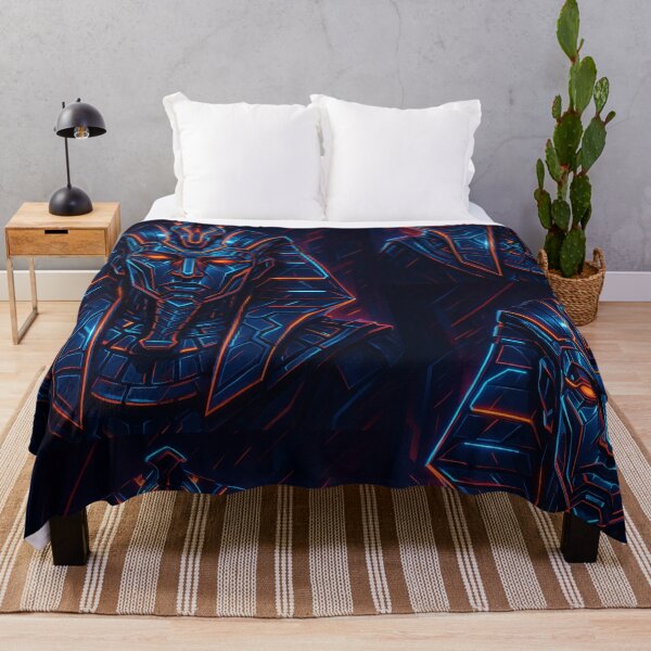 Item preview, Cyber Pharaoh | Futuristic Egyptian Design designed and sold by MythicPattern.