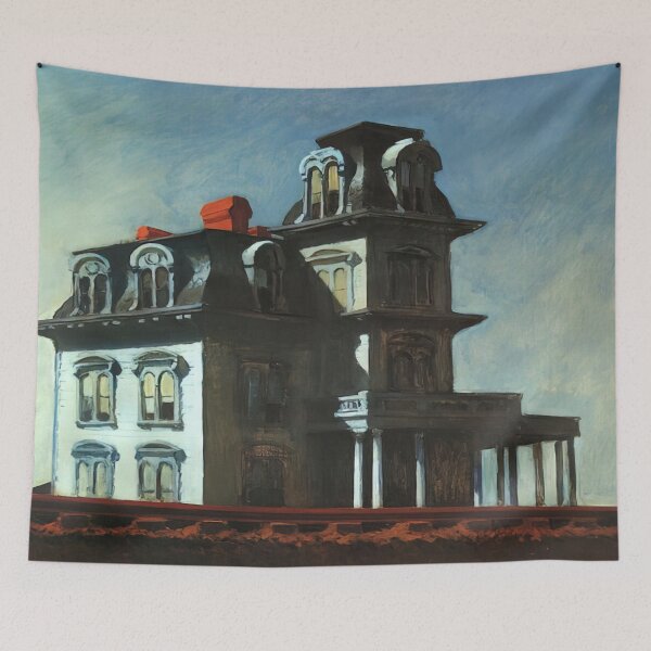 Item preview, Edward Hopper – House By The Railroad designed and sold by meldefiart.