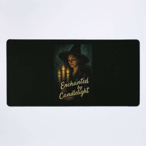Item preview, Emotional Holiday Scene with Witch, Firelight, and Gift designed and sold by SplashTastic.