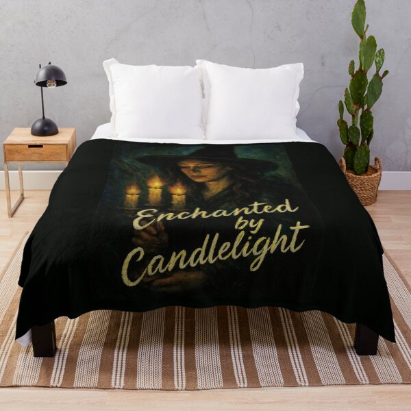 Item preview, Emotional Holiday Scene with Witch, Firelight, and Gift designed and sold by SplashTastic.