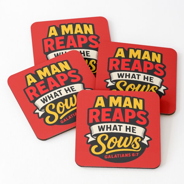 Item preview, Galatians 6:7 A Man Reaps What He Sows designed and sold by plushism.