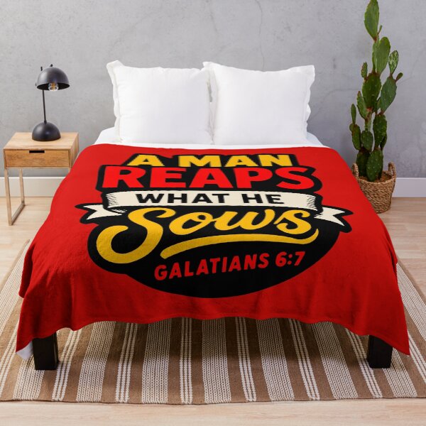 Item preview, Galatians 6:7 A Man Reaps What He Sows designed and sold by plushism.