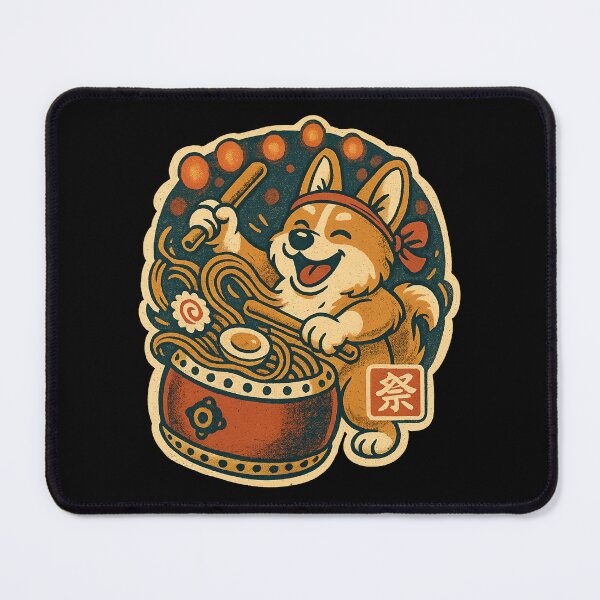 Item preview, Kawaii Corgi Ramen Festival Japanese Vintage Style For Dog Lover designed and sold by Bongocomic.