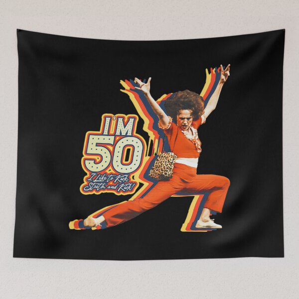 Item preview, sally o'malley I'm 50 i like to kick, streth, and kick designed and sold by vifernndan.