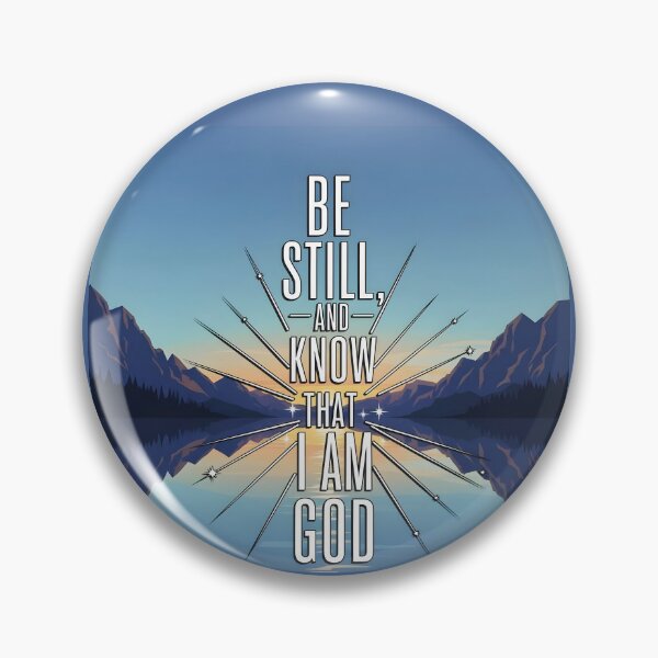 Item preview, Inspirational Christian Quote - Be Still and Know That I Am God. designed and sold by loveandlightrb.