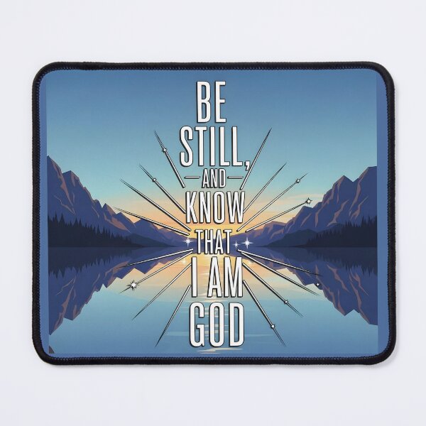 Item preview, Inspirational Christian Quote - Be Still and Know That I Am God. designed and sold by loveandlightrb.