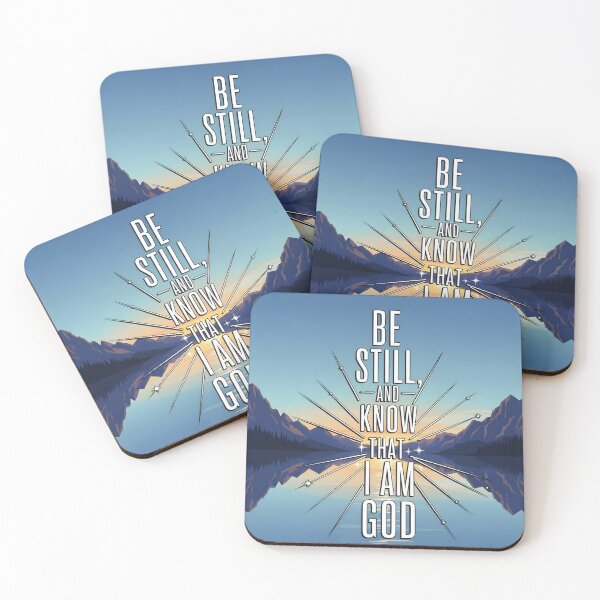 Item preview, Inspirational Christian Quote - Be Still and Know That I Am God. designed and sold by loveandlightrb.
