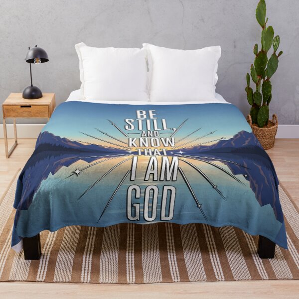 Item preview, Inspirational Christian Quote - Be Still and Know That I Am God. designed and sold by loveandlightrb.