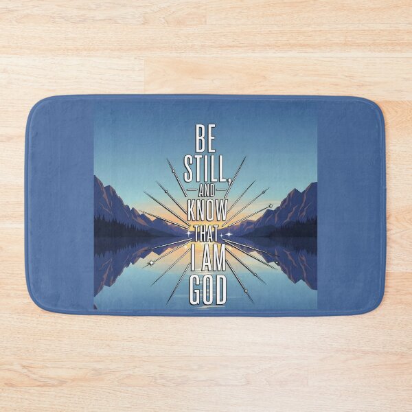 Item preview, Inspirational Christian Quote - Be Still and Know That I Am God. designed and sold by loveandlightrb.