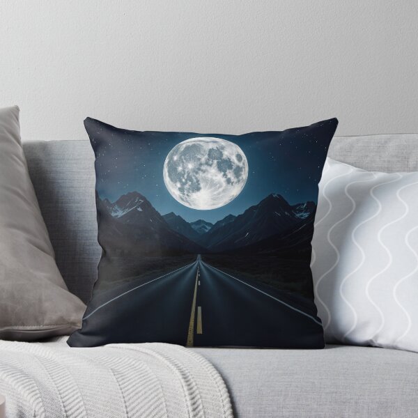 Item preview, Moonlit Mountain Road  designed and sold by Maria Dryfhout.