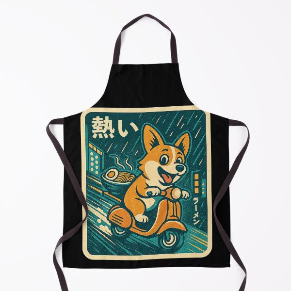 Item preview, Kawaii Corgi Ramen Shoyu Street Dash Japanese Comic Style designed and sold by Bongocomic.