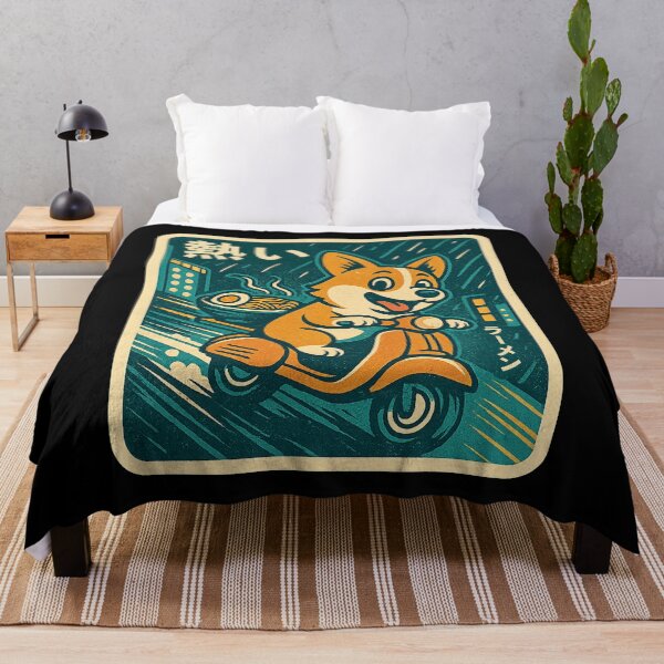 Item preview, Kawaii Corgi Ramen Shoyu Street Dash Japanese Comic Style designed and sold by Bongocomic.
