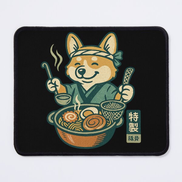 Item preview, Kawaii Corgi Ramen Tonkotsu Chef Pose Funny Corgi Lover designed and sold by Bongocomic.