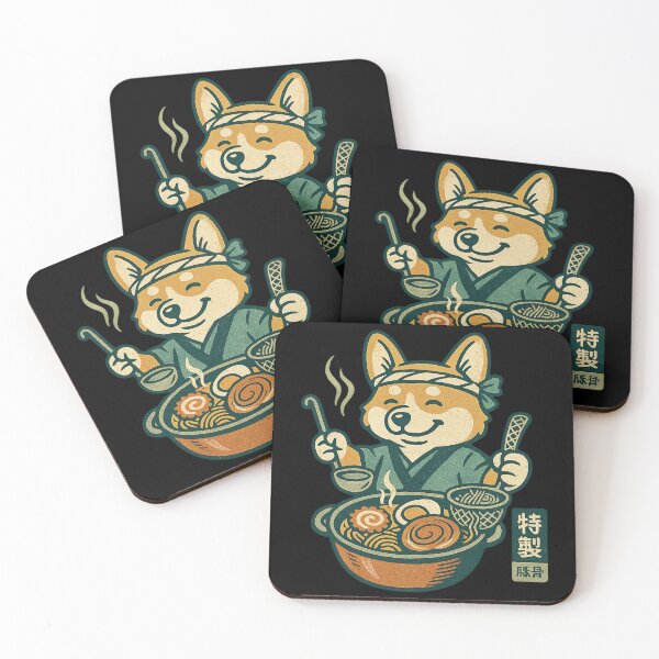 Item preview, Kawaii Corgi Ramen Tonkotsu Chef Pose Funny Corgi Lover designed and sold by Bongocomic.