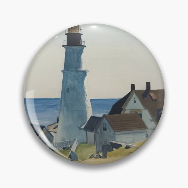 Item preview, Edward Hopper – Lighthouse And Buildings, Portland Head, Cape Elizabeth, Maine designed and sold by meldefiart.