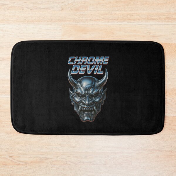 Item preview, Chrome Devil — Mecha Oni Cyber Mask designed and sold by The Devil's Bargain.