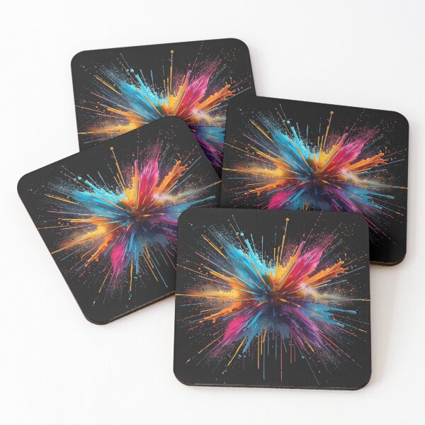 Item preview, Vibrant Paint Explosion – Abstract Street Art Energy designed and sold by PLUSHIWORLDtm.