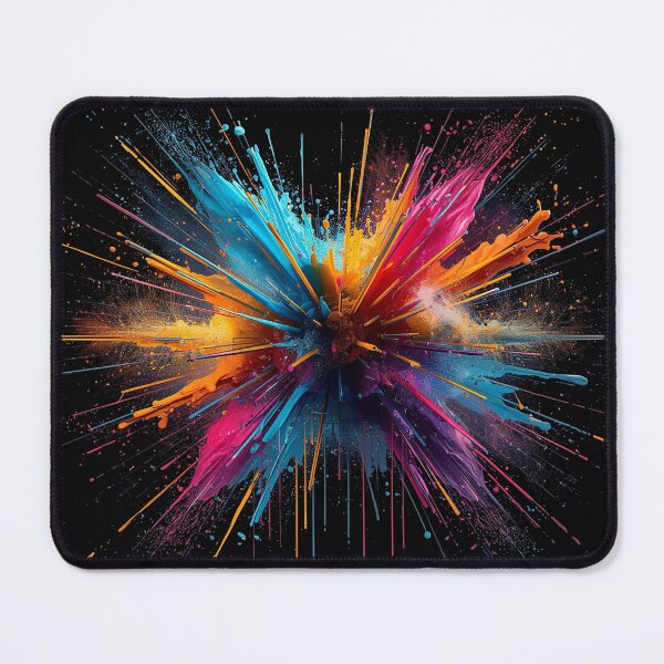 Item preview, Vibrant Paint Explosion – Abstract Street Art Energy designed and sold by PLUSHIWORLDtm.
