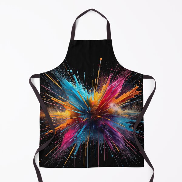Item preview, Vibrant Paint Explosion – Abstract Street Art Energy designed and sold by PLUSHIWORLDtm.