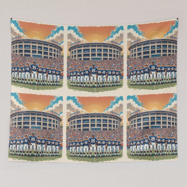 Item preview, Team Buffalo Bills Displaying Pride Athleticism Art Field designed and sold by ART ATTACK ZONE.