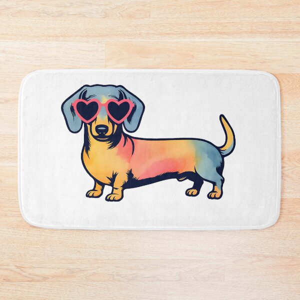 Item preview, Dachshund Pink Sunglasses designed and sold by stephenflashart.