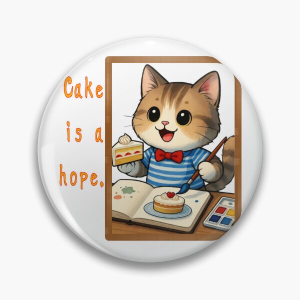Artikelvorschau, Cake is a Hope – eine bezaubernde Künstlerin mit getigerten Katzen. entworfen und verkauft von MigWhimsy.