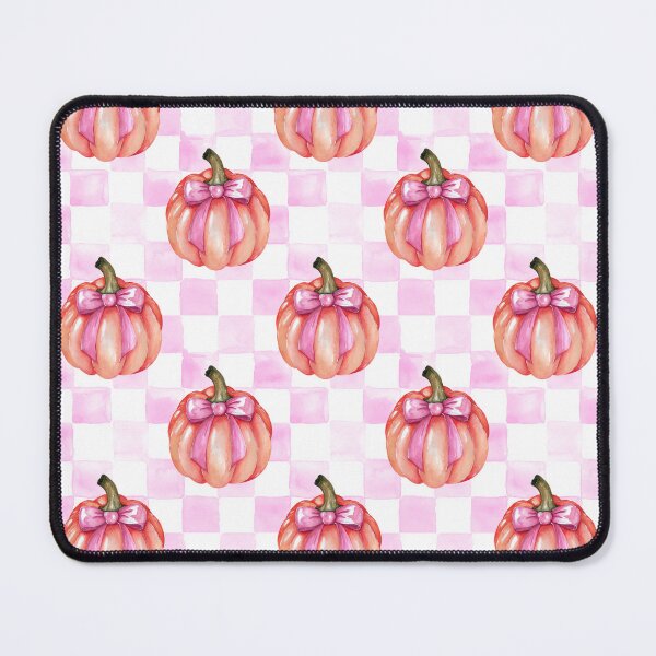 Item preview, Pink Bow and Pumpkin designed and sold by papierquarell.