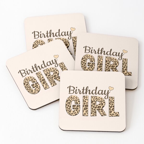 Item preview, Birthday Girl Leopard Print designed and sold by Jeallan Designs.