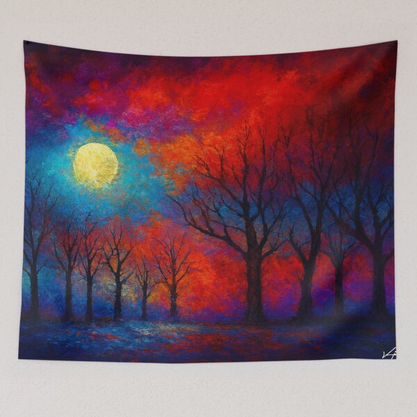 Item preview, Nocturne in Crimson and Cobalt designed and sold by Joey Santiago.