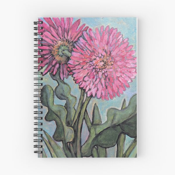 Item preview, Vibrant Pink Mums - Acrylic Painting designed and sold by Kara Draws.