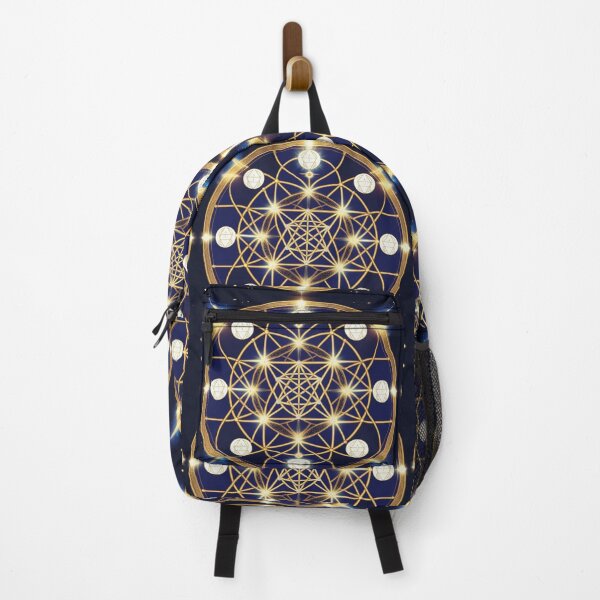 Item preview, Golden Grid of Light – Sacred Cosmic Mandala designed and sold by ArtivaNest.
