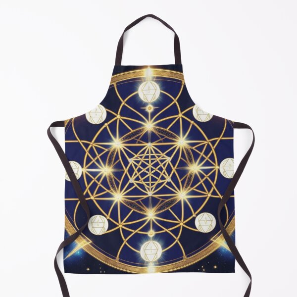 Item preview, Golden Grid of Light – Sacred Cosmic Mandala designed and sold by ArtivaNest.