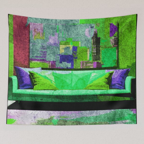 Item preview, Abstract sofa designed and sold by kinpirks.
