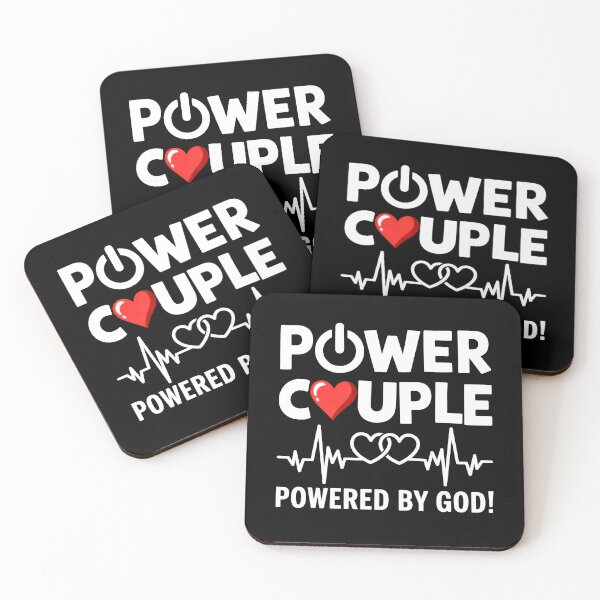 Item preview, Power Couple Christian Couple Matching designed and sold by KarimSoCute.