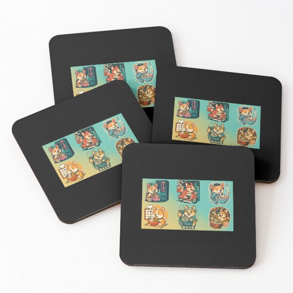 Item preview, Kawaii Corgi Ramen Thumnail Collection Bongo Comic designed and sold by Bongocomic.