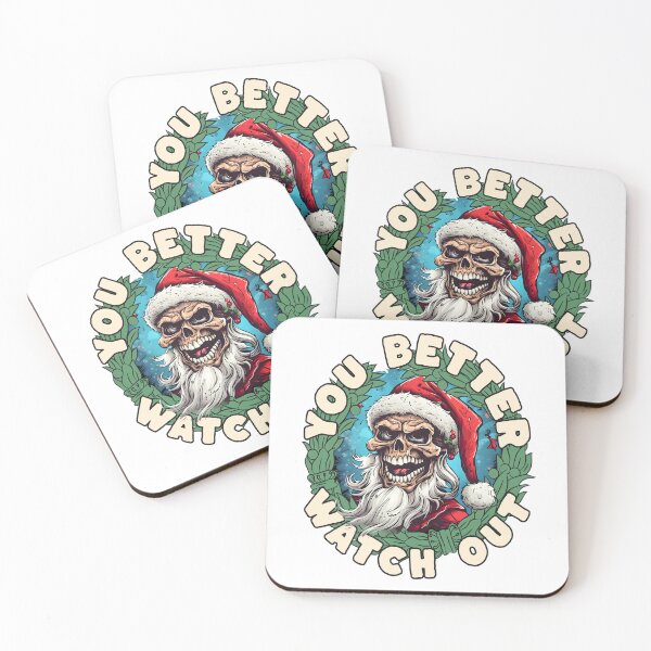 Item preview, Sassy Skull Santa Creepy Christmas designed and sold by SkullTroops.