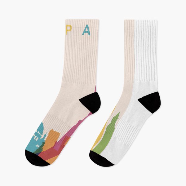 Item preview, Colorful Paris Skyline — Eiffel Tower, Arc de Triomphe & Sacré-Cœur designed and sold by youkee.