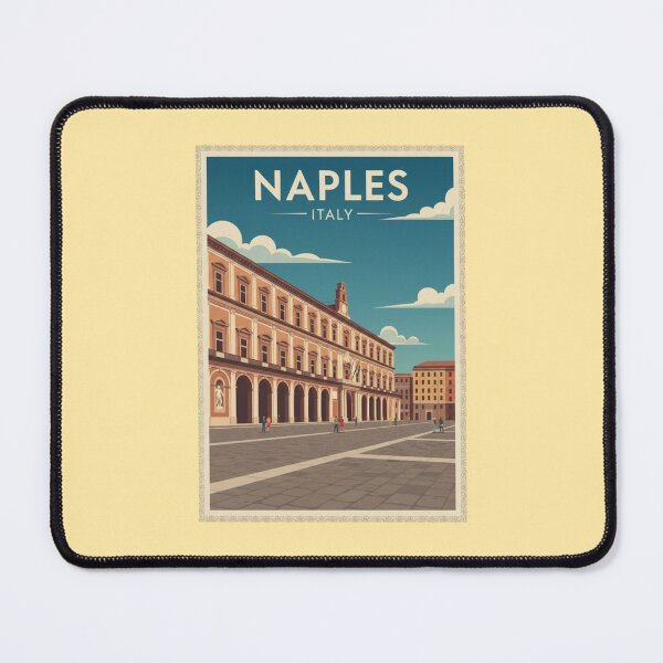 Item preview, Naples Vintage Travel Art - Royal Palace - Italy designed and sold by Wanderprintt.
