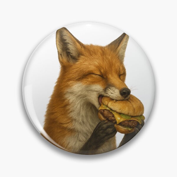 Item preview, Fox Chowing Down designed and sold by thehaywirehoney.
