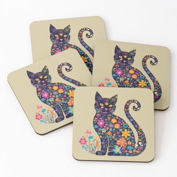 Item preview, FLOWER CAT FIGURE designed and sold by BKDIGITALSHOP.