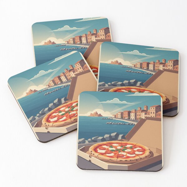 Artikelvorschau, Neapel Vintage Reisekunst - Pizza - Italien entworfen und verkauft von Wanderprintt.
