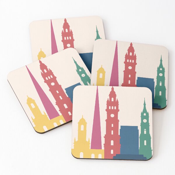 Item preview, Colorful Buenos Aires Skyline — Obelisco & Historic Landmarks designed and sold by youkee.